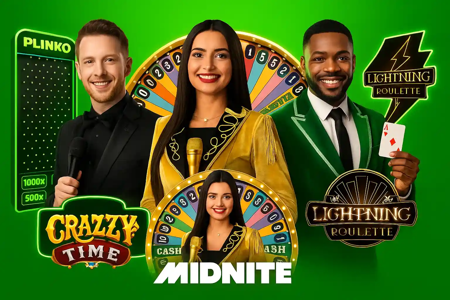 Hosts and players promoting live games like roulette blackjack poker baccarat