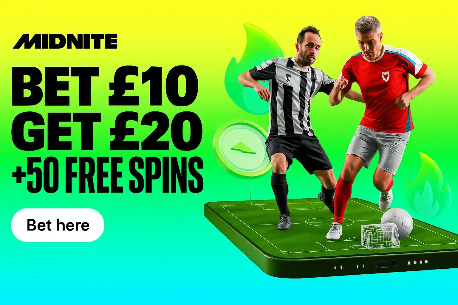 Football and American football players with bet now call